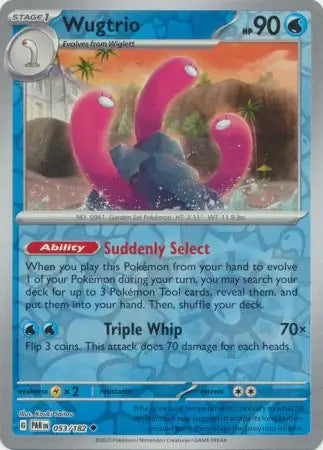 053/182 Wugtrio Reverse Holo Paradox Rift Pokémon Card