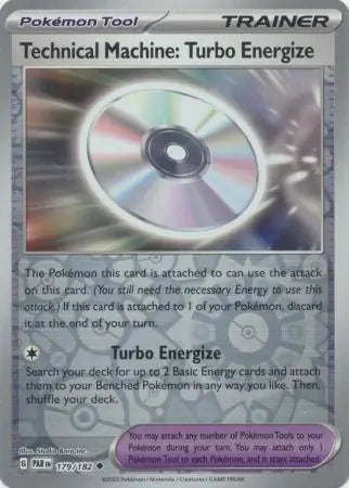 179/182 Technical Machine: Turbo Energize Reverse Holo Paradox Rift Pokémon Card