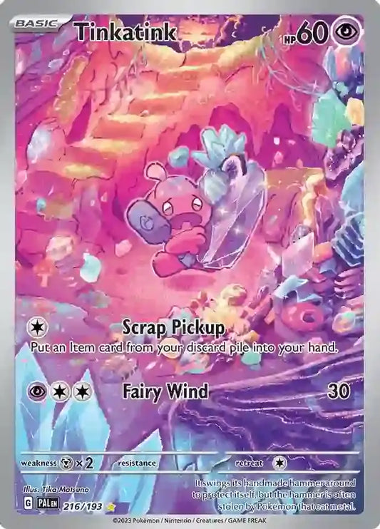 216/193 Tinkatink Paldea Evolved Pokémon Card