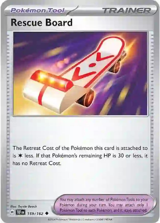 159/162 Rescue Board Scarlet & Violet Temporal Forces Pokémon Card