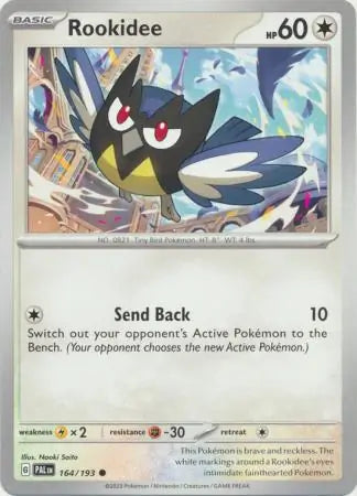 164/193 Rookidee Paldea Evolved Pokémon Card