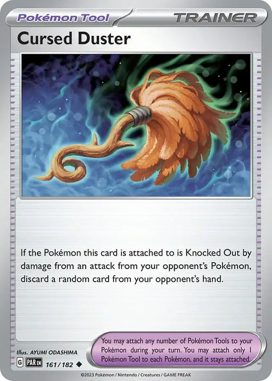 161/182 Cursed Duster Paradox Rift Pokémon Card