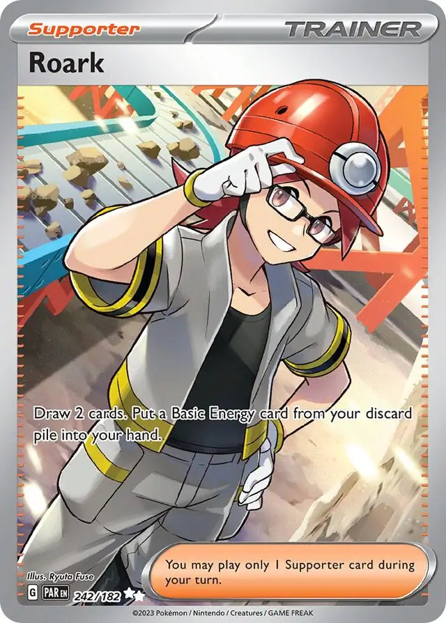 242/182 Roark Paradox Rift Pokémon Card