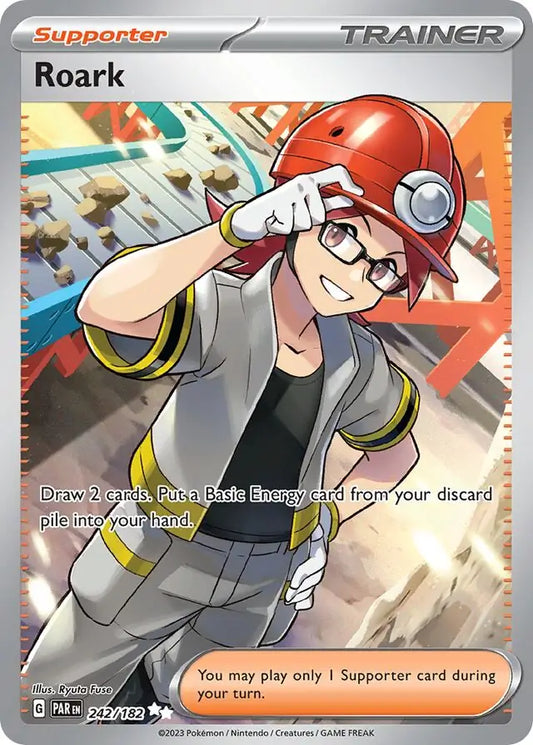 242/182 Roark Paradox Rift Pokémon Card