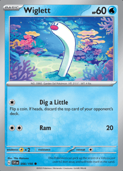 056/198 Wiglett Scarlet & Violet Base Set Pokémon Card