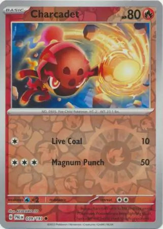 039/193 Charcadet Reverse Holo Paldea Evolved Pokémon Card