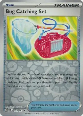 143/167 Bug Catching Set Reverse Holo Twilight Masquerade Pokémon Card