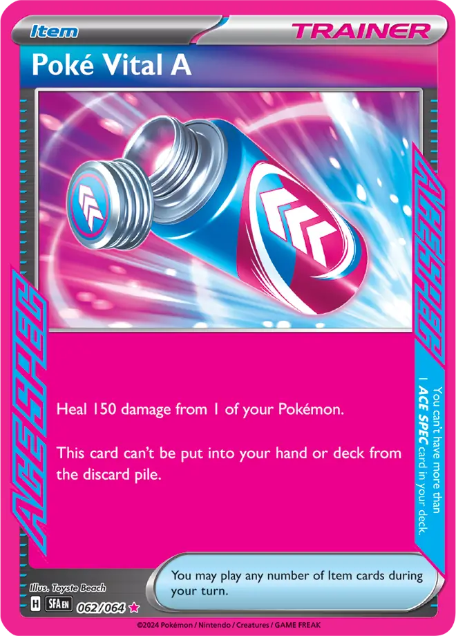 062/064 Poké-Vital A Shrouded Fable Pokémon Card