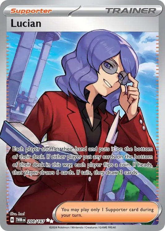 208/167 Lucian Twilight Masquerade Pokémon Card