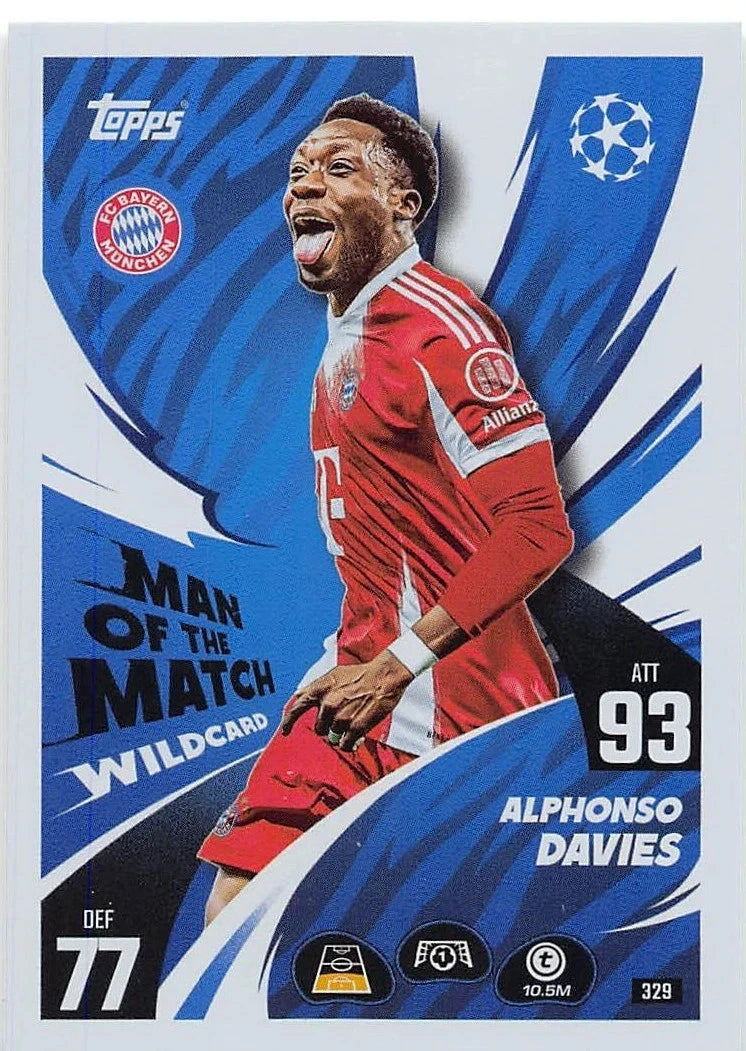 329 Alphonso Davies (FC Bayern München) Man of the Match Wildcard