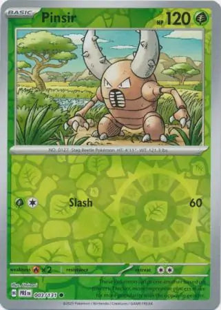 003/131 Pinsir Reverse Holo Prismatic Evolutions Pokémon Card