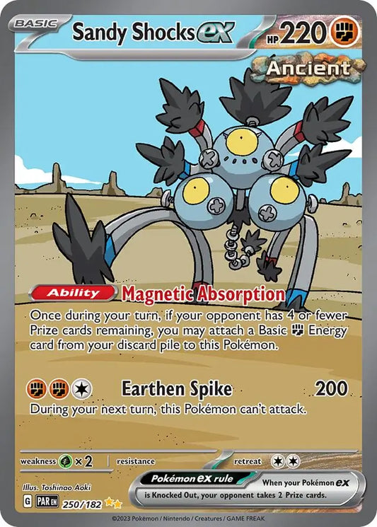 250/182 Sandy Shock ex Paradox Rift Pokémon Card