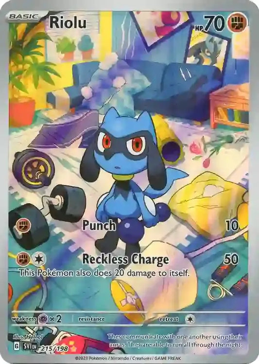 215/198 Riolu Scarlet & Violet Base Set Pokémon Card