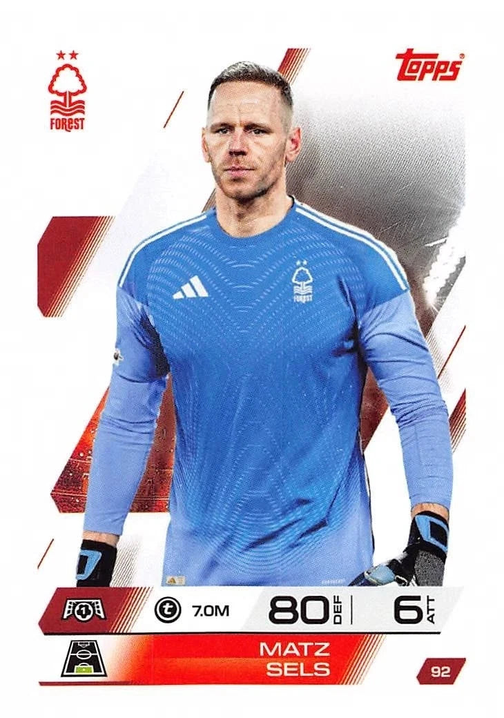 092 Matz Sels (Nottingham Forest)