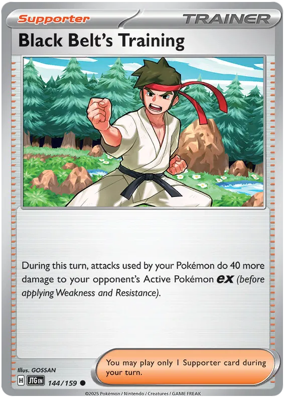 144/159 Black Belt's Training Journey Together Pokémon Card