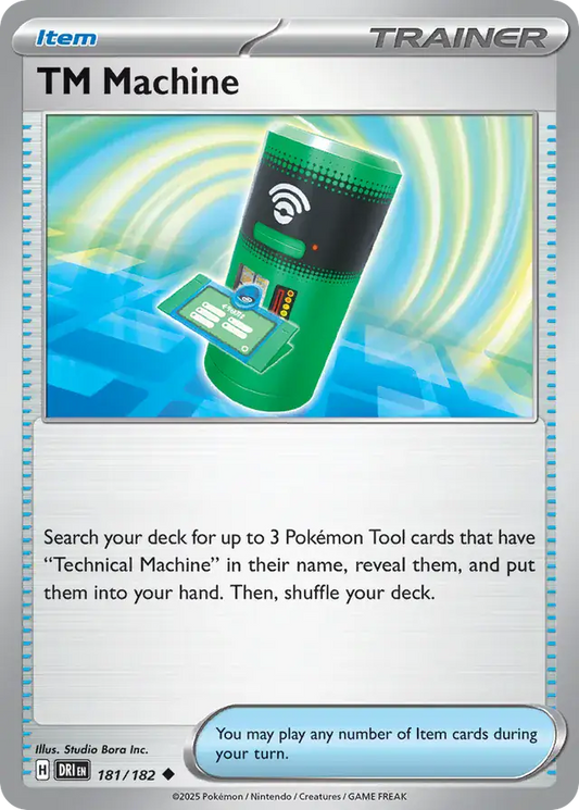 181/182 TM Machine Destined Rivals Pokémon Card