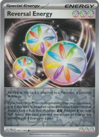 192/193 Reversal Energy Reverse Holo Paldea Evolved Pokémon Card