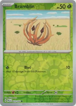 023/193 Bramblin Reverse Holo Paldea Evolved Pokémon Card