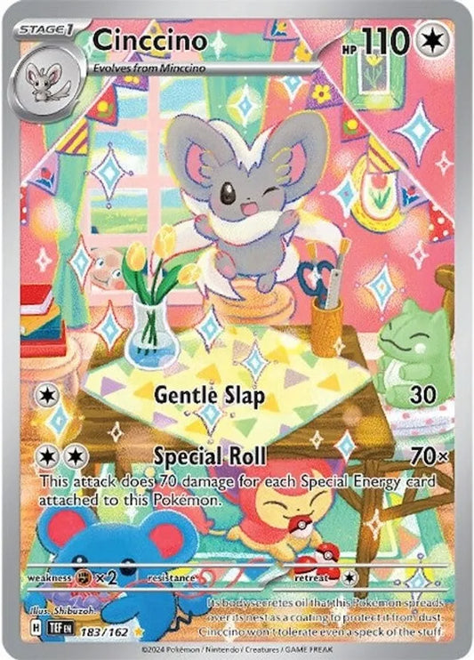 183/162 Cinccino Scarlet & Violet Temporal Forces Pokémon Card