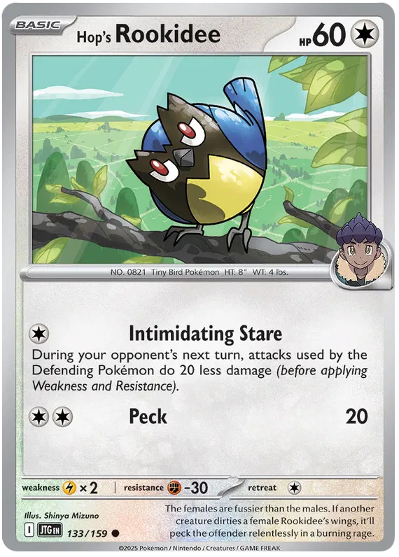 133/159 Hop's Rookidee Journey Together Pokémon Card
