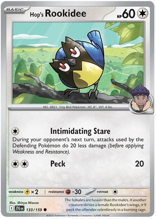 133/159 Hop's Rookidee Journey Together Pokémon Card