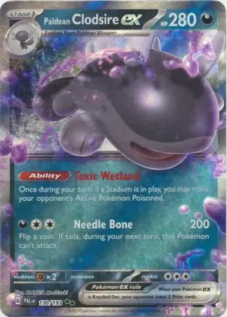 130/193 Paldean Clodsire ex Paldea Evolved Pokémon Card