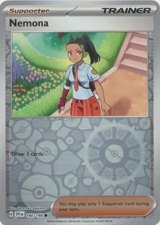 180/198 Nemona Reverse Holo Scarlet & Violet Base Set Pokémon Card