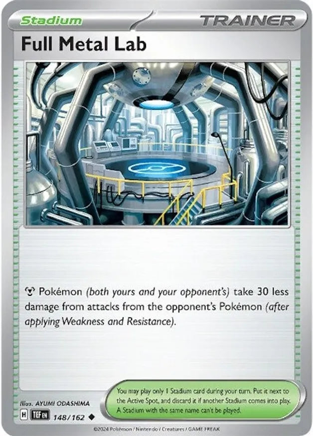 148/162 Full Metal Lab Scarlet & Violet Temporal Forces Pokémon Card