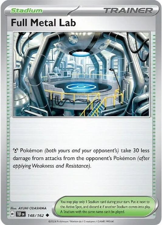 148/162 Full Metal Lab Scarlet & Violet Temporal Forces Pokémon Card