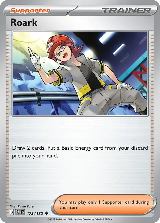 173/182 Roark Paradox Rift Pokémon Card