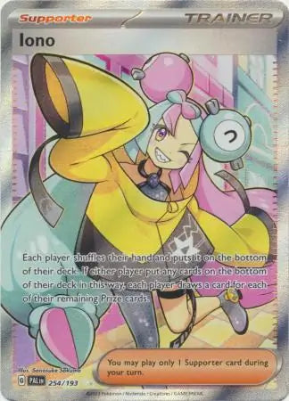 254/193 Iono Paldea Evolved Pokémon Card