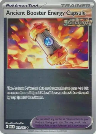 159/182 Ancient Booster Energy Capsule Reverse Holo Paradox Rift Pokémon Card
