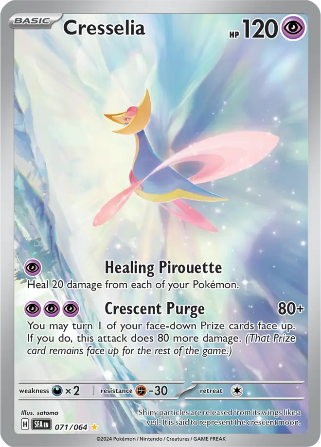 071/064 Cresselia Shrouded Fable Pokémon Card