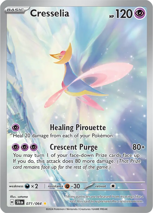 071/064 Cresselia Shrouded Fable Pokémon Card