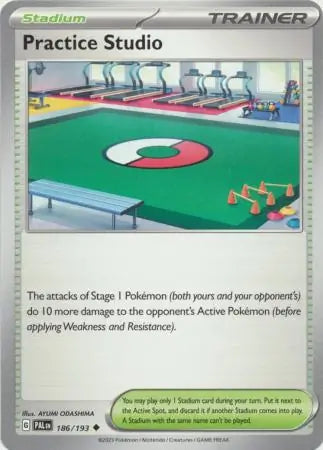186/193 Practice Studio Paldea Evolved Pokémon Card