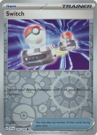 194/198 Switch Reverse Holo Scarlet & Violet Base Set Pokémon Card