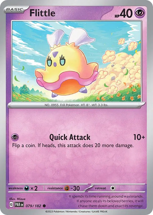 079/182 Flittle Paradox Rift Pokémon Card