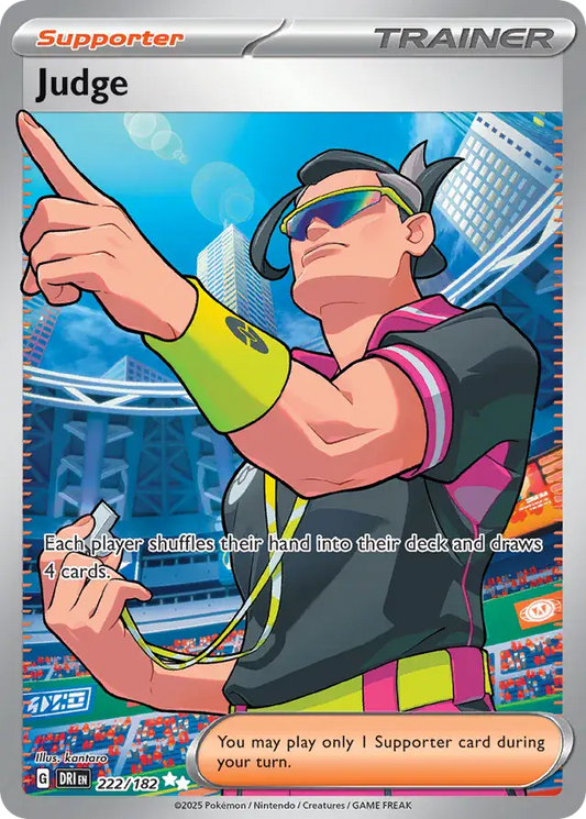 222/182 Judge Destined Rivals Pokémon Card