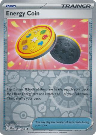 081/086 Energy Coin Reverse Holo Black Bolt Pokémon Card