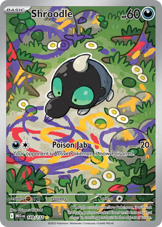 149/132 Shroodle Mega Evolution Pokémon Card