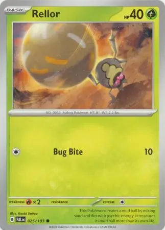 025/193 Rellor Paldea Evolved Pokémon Card
