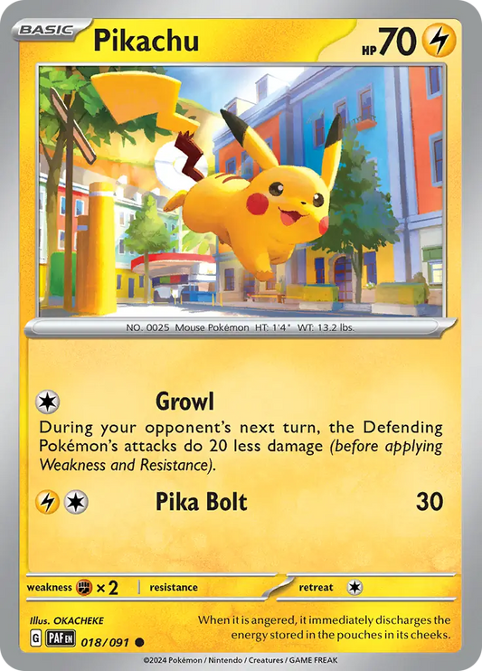 018/091 Pikachu Paldean Fates Pokémon Card