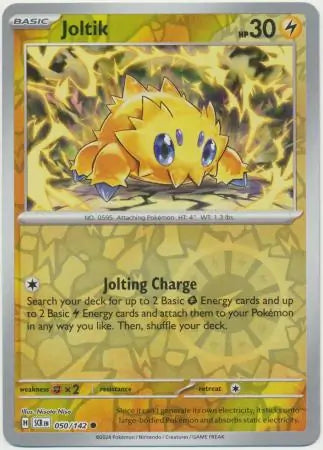 050/142 Joltik Reverse Holo Stellar Crown Pokémon Card
