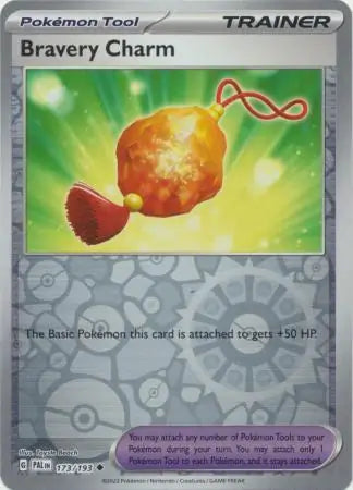173/193 Bravery Charm Reverse Holo Paldea Evolved Pokémon Card
