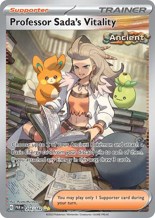 256/182 Professor Sada’s Vitality Paradox Rift Pokémon Card