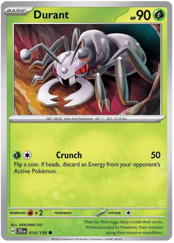 014/159 Durant Journey Together Pokémon Card