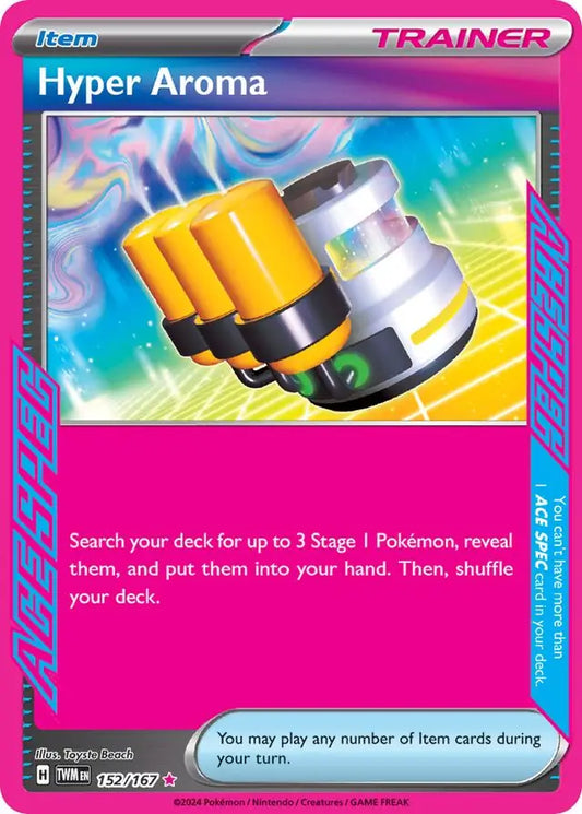 152/167 Hyper Aroma Twilight Masquerade Pokémon Card