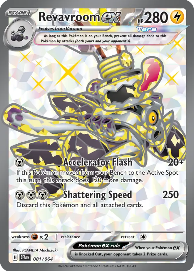 081/064 Revavroom ex Shrouded Fable Pokémon Card