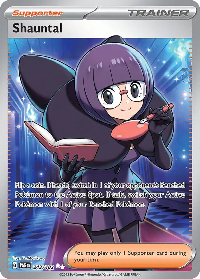 243/182 Shauntal Paradox Rift Pokémon Card