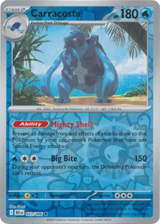 023/086 Carracosta Reverse Holo Black Bolt Pokémon Card